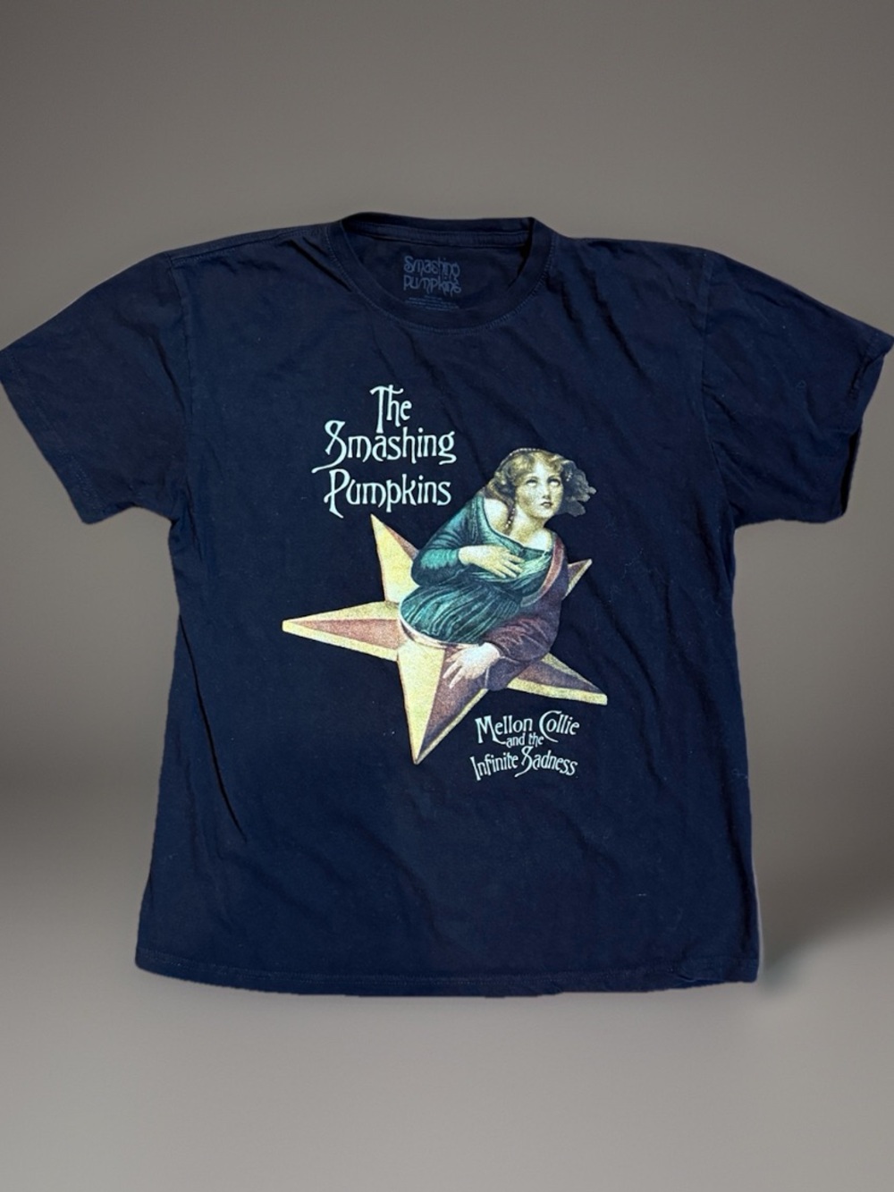 The Smashing Pumpkins Black Graphic Tee - Mellon Collie Design